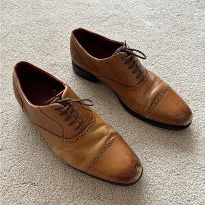 Stacy Adams brown leather dress shoes
